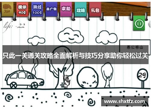 只此一关通关攻略全面解析与技巧分享助你轻松过关